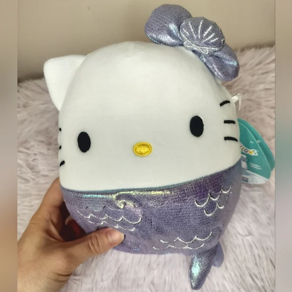 Hello Kitty Purple Mermaid Squishmallow - Picture 7 of 8